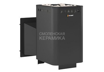 Печь ВЕЗУВИЙ Русичъ Антрацит 22 Панорама "М"
