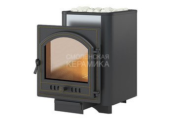 Печь ВЕЗУВИЙ Сенсация 22 Антрацит (205)