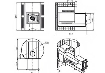 Печь ВЕЗУВИЙ Скиф Стандарт 16 (ДТ-3С)