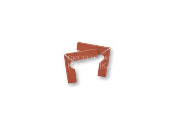 Плинтус ступени правый Stroeher 9006(316) patrizierrot ofenbunt