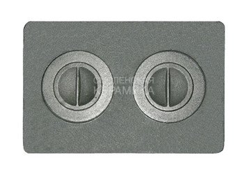 Плита чугунная 2-конф. П2-7, 340х510 малая (Рубцовск)