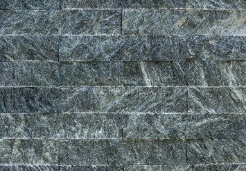 Плитка 200x40x20 "рваный камень" змеевик