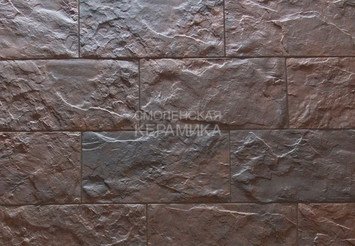 Плитка для цоколя и фасада TERRABIG Brown