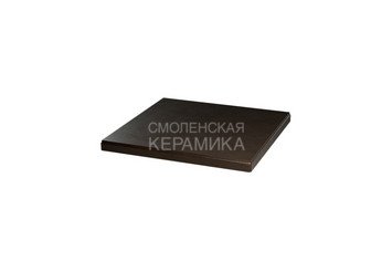 Плитка из полимерного композита базовая ZKING Verona темно-коричневая