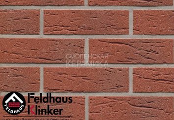 Плитка клинкерная фасадная Feldhaus Klinker R335NF9