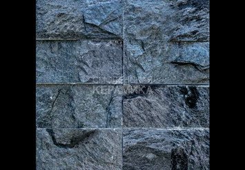 Плитка облицовочная 150х50х25 "рваный камень" талькохлорит