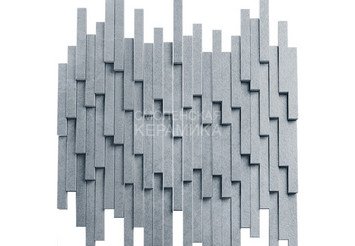 Плитка облицовочная 200х40х30х15 "дождь" талькохлорит