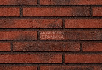Плитка ручной формовки Real Brick Коллекция 1 ригель, RB 1-10 кирпичный
