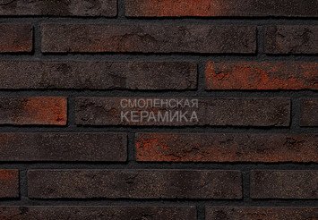 Плитка ручной формовки Real Brick Коллекция 1 ригель, RB 1-23 лава