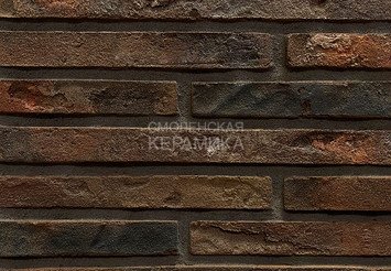 Плитка ручной формовки Real Brick Коллекция 10 Антик ригель 490, RB 10-05 горький шоколад
