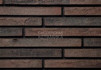 Плитка ручной формовки Real Brick Коллекция 10 ригель 490, RB 10-04 бордовый