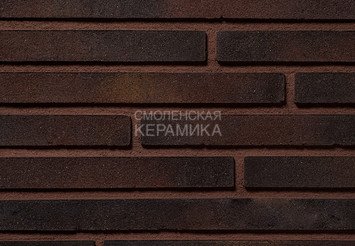 Плитка ручной формовки Real Brick Коллекция 10 ригель 490, RB 10-09 чёрный магнезит