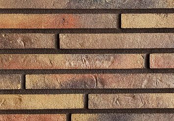 Плитка ручной формовки Real Brick Коллекция 10 ригель 490, RB 10-26 карамельный