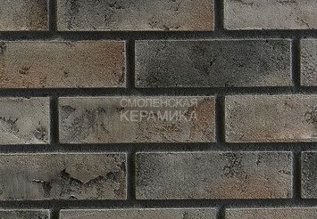 Плитка ручной формовки Real Brick Коллекция 12 WDF, RB 12-07 пепел