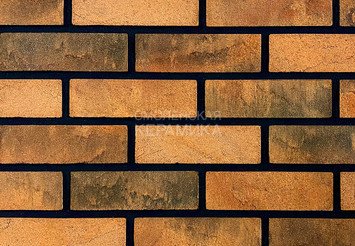 Плитка ручной формовки Real Brick Коллекция 2, RB 2-21 янтарный