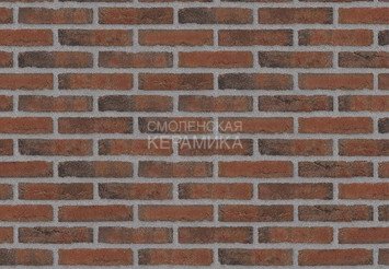 Полнотелый кирпич ручной формовки Randers Tegl Rustica RT 445, ECO-ENG 215X50X65 мм