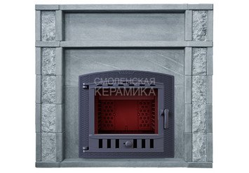 Портал для банной печи из камня Талькохлорит Premium