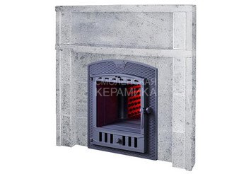 Портал для банной печи из камня Талькомагнезит
