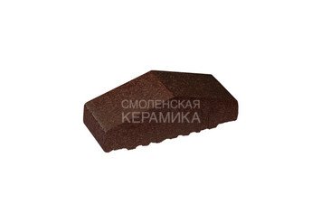 Профильный кирпич полнотелый King Klinker 180/120x65x58 коричневый глазурованный (02)
