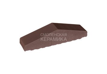 Профильный кирпич полнотелый King Klinker 310/250x65x78 коричневый натура (03)