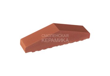 Профильный кирпич полнотелый King Klinker 310/250x65x78 рубиновый красный (01)