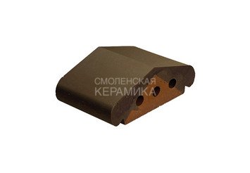 Профильный клинкерный кирпич ZG Clinker К12 коричневый