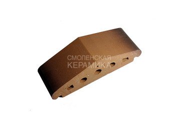 Профильный клинкерный кирпич ZG Clinker К25 каштановый