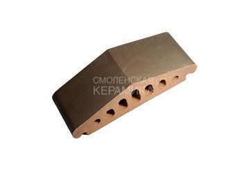 Профильный клинкерный кирпич ZG Clinker К25 коричневый