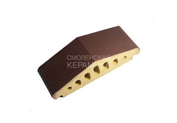 Профильный клинкерный кирпич ZG Clinker К25 вишневый