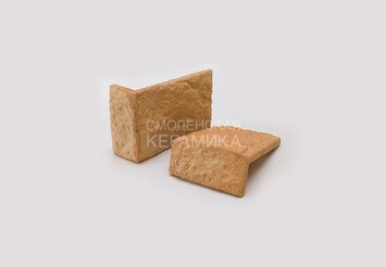 Рваный камень Макси разноцвет угловая Терракот