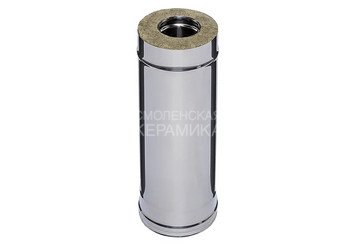 Сэндвич 0,5 м (AISI 430/0,5мм + нерж.) Ф110х200, Ferrum GS 30-50