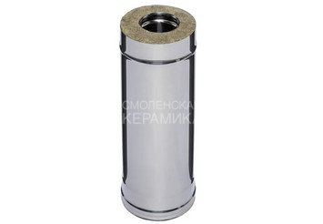 Сэндвич 0,5 м (AISI 430/0,8мм + нерж.) Ф120х200, Ferrum HF 30-50