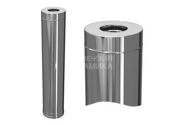 Сэндвич 1,0 м (430/1,0мм + нерж.+ ceramics) Ф150х210, Ferrum HF Plus