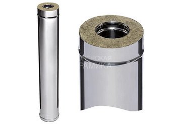 Сэндвич 1,0 м (AISI 430/0,5мм + нерж.) Ф220х300, Ferrum GS 30-50