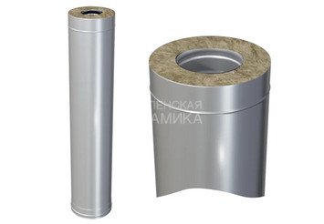 Сэндвич 1,0 м (AISI 430/0,5мм + оц.) Ф200х280, Ferrum GS 30-50Z