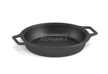 Сковорода чугунная Везувий 6л Ø 380мм (Без крышки)
