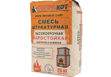 Смесь штукатурная жаростойкая «Терракот», 25кг