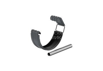 Соединитель желоба в комплекте 125, AQUASYSTEM PU, RAL7024