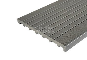 Ступень ДПК Latitudo Step-320 полнотелая 320х24х3000 серый