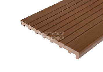 Ступень ДПК Latitudo Step-320 полнотелая 320х24х4000 каштан