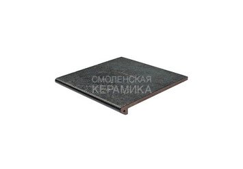 Ступень флорентинер Peldano C1 ,Exagres Metalica Basalt, 33x33 см
