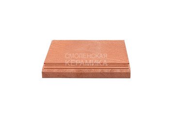 Ступень фронтальная для лестниц WEECO Берлин 34х33 cм, цвет терракот