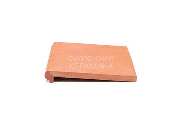 Ступень фронтальная для лестниц WEECO Флоренция 36х33 см, цвет терракот
