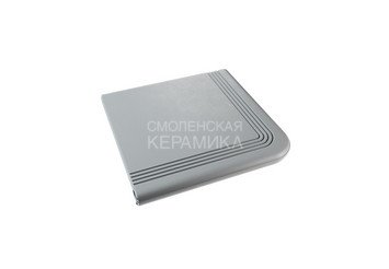 Ступень из полимерного композита угловая ZKING Verona бежевая