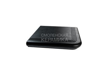 Ступень из полимерного композита угловая ZKING Verona черная