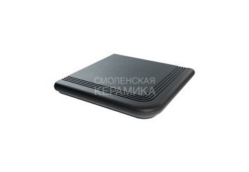 Ступень из полимерного композита угловая ZKING Verona графит