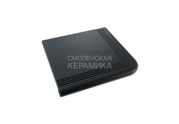 Ступень из полимерного композита угловая ZKING Verona графит