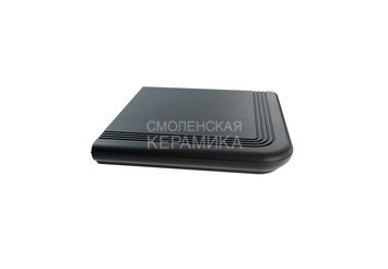 Ступень из полимерного композита угловая ZKING Verona графит