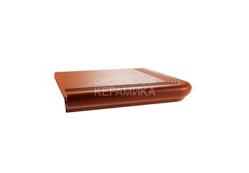 Ступень из полимерного композита угловая ZKING Verona красная