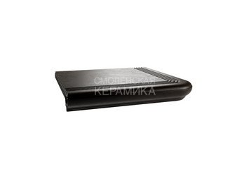 Ступень из полимерного композита угловая ZKING Verona темно-коричневая